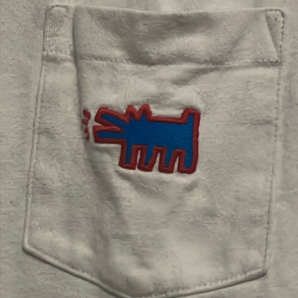 Uniqlo x Keith Haring SPRZ NY Limited Edition Barking Dog Pocket Tee XS - Picture 5 of 8